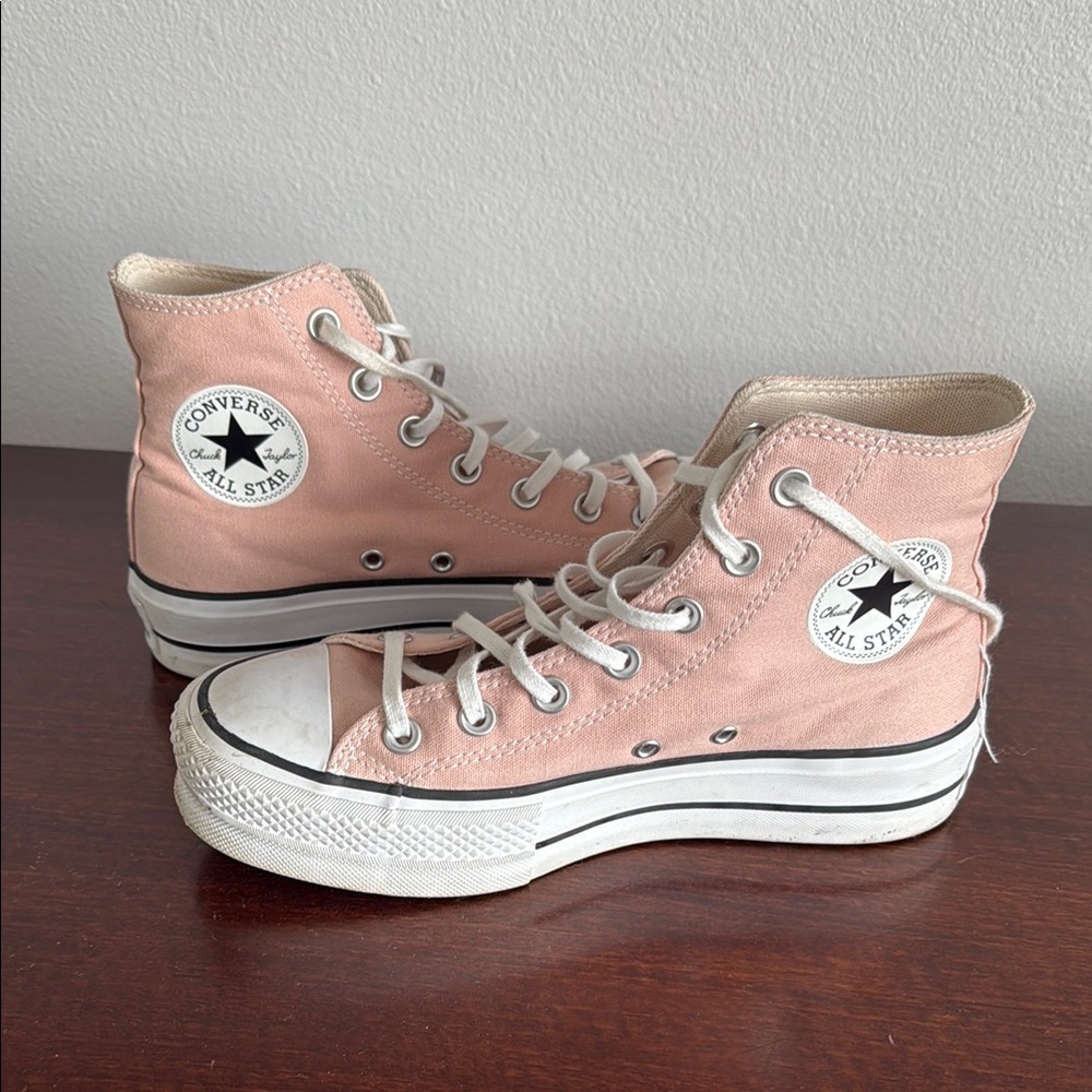 Converse Pink High-Top Sneakers Canvas Classic
